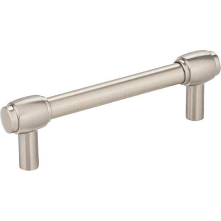 Jeffrey Alexander 96 mm Center-to-Center Satin Nickel Hayworth Cabinet Bar Pull 885-96SN